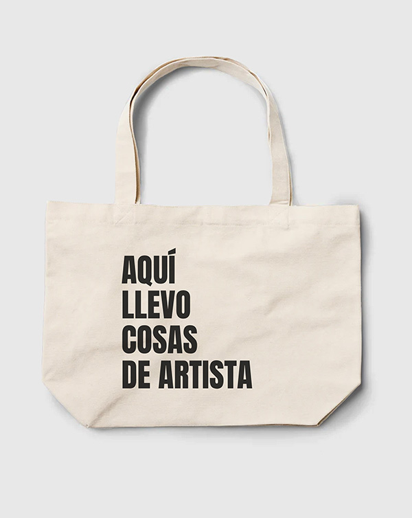 TOTE BAG AQUI LLEVO ARTISTA