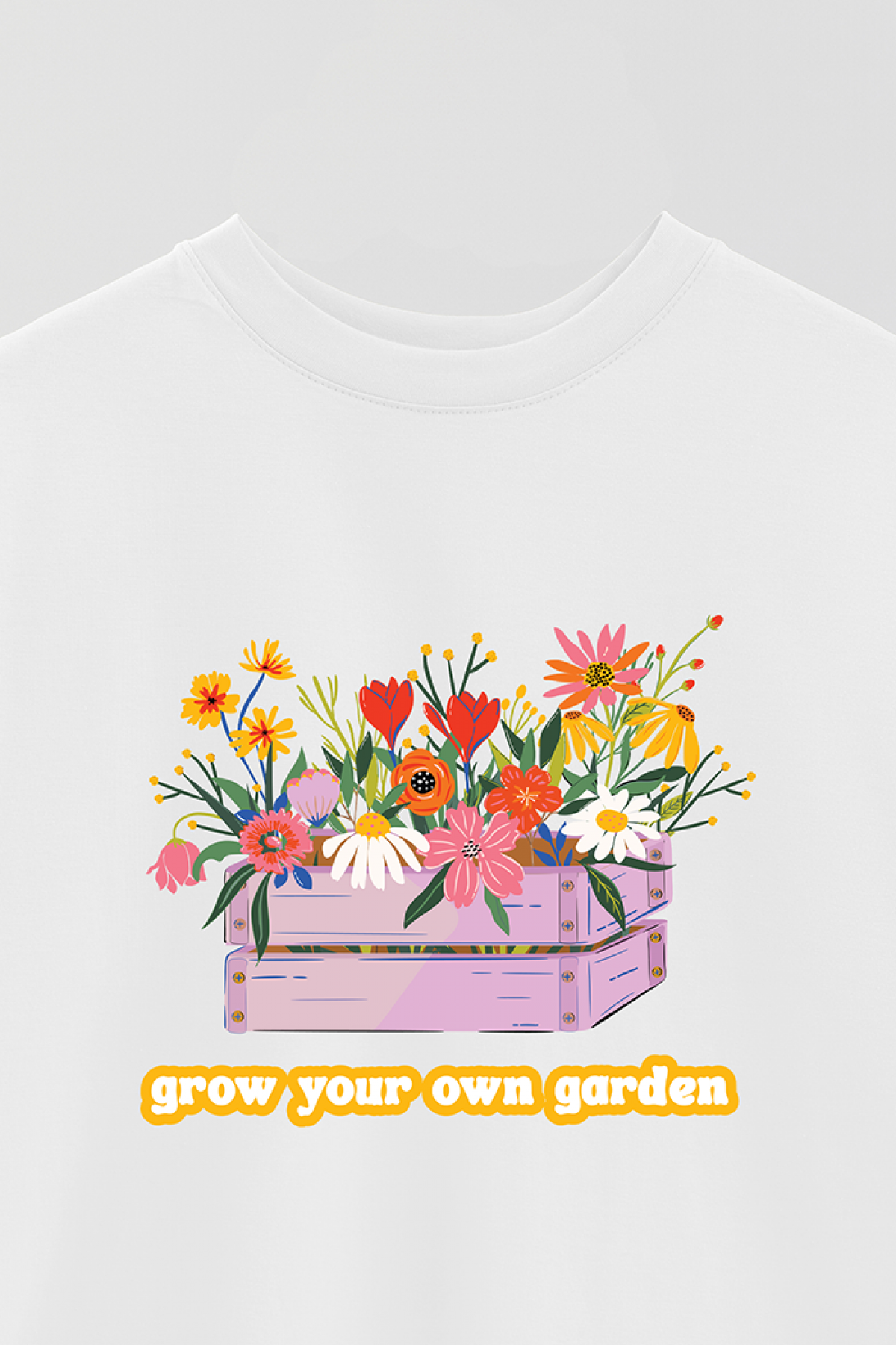 REMERA OVER ESTAMPADA SPR GROW YOUR OWN GARDEN