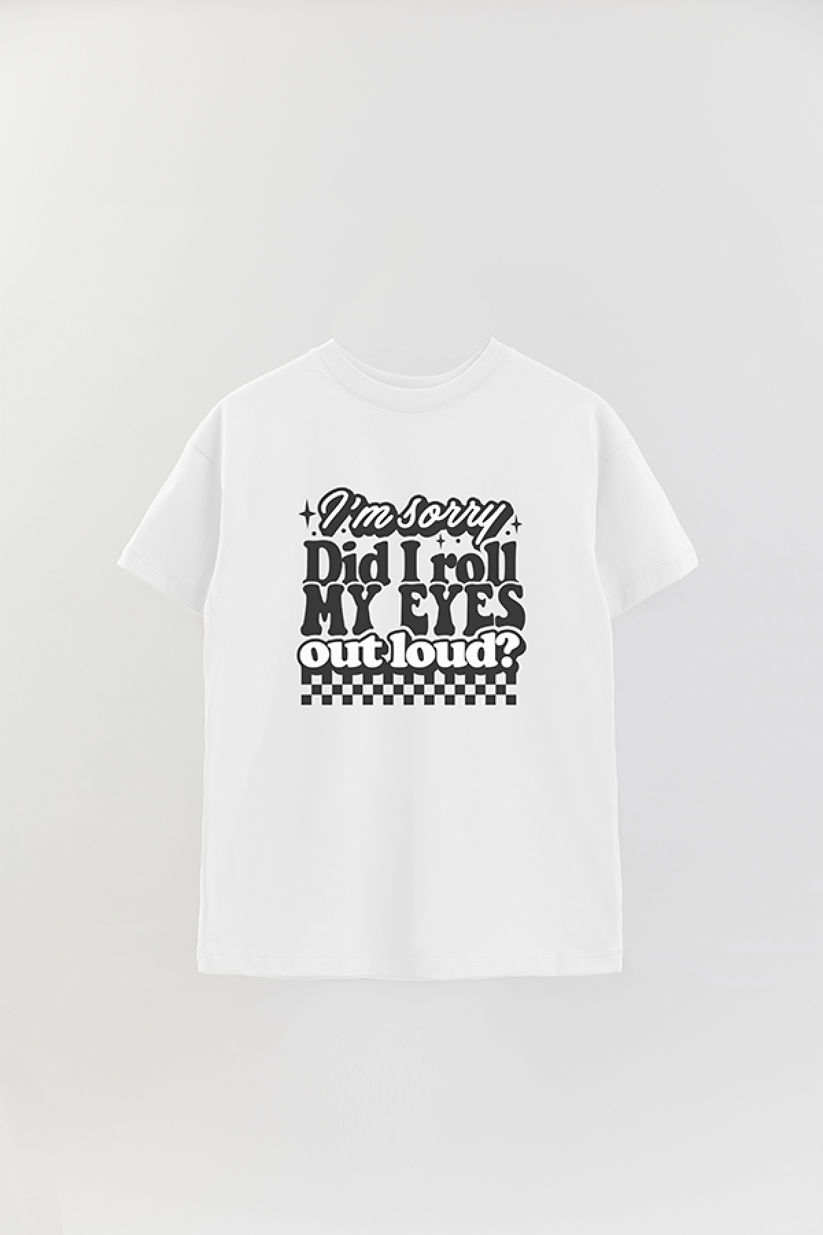 REMERA OVER ESTAMPADA LV5 I'M SORRY