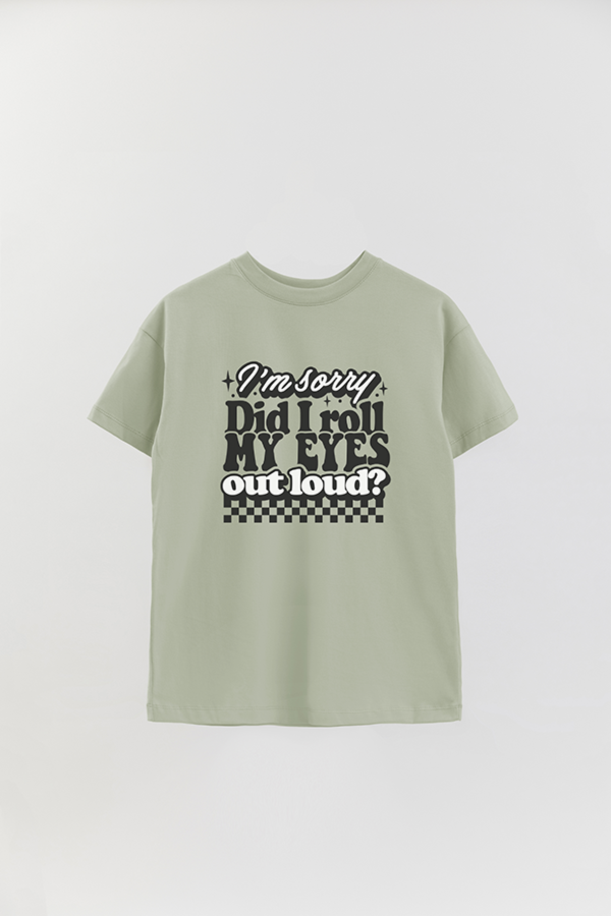 REMERA OVER ESTAMPADA LV5 I'M SORRY