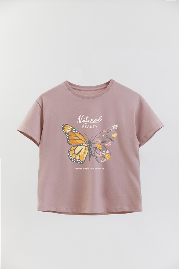 REMERA GIRL OVER NATURAL BEAUTY