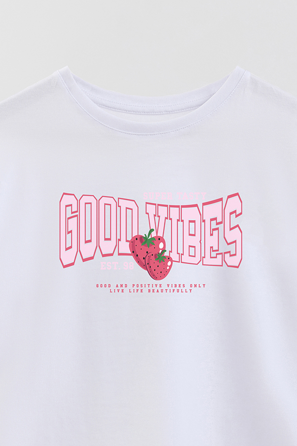 REMERA GIRL OVER SS GOOD VIBES