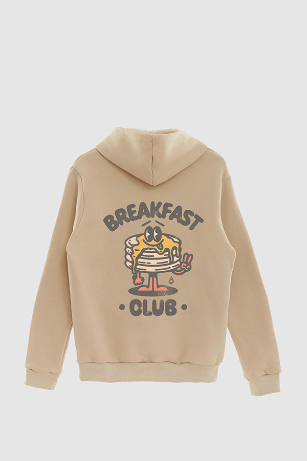 HOODIE ESTAMPADO CARTOON ILLUSTRATION BREAKFAST CLUB
