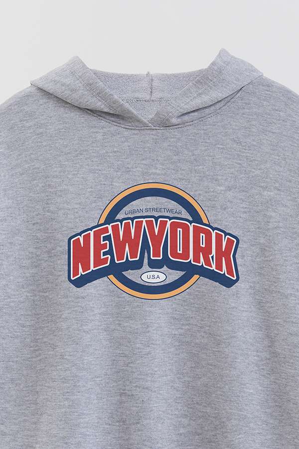 HOODIE RUSTICO BOY URBAN NEW YORK