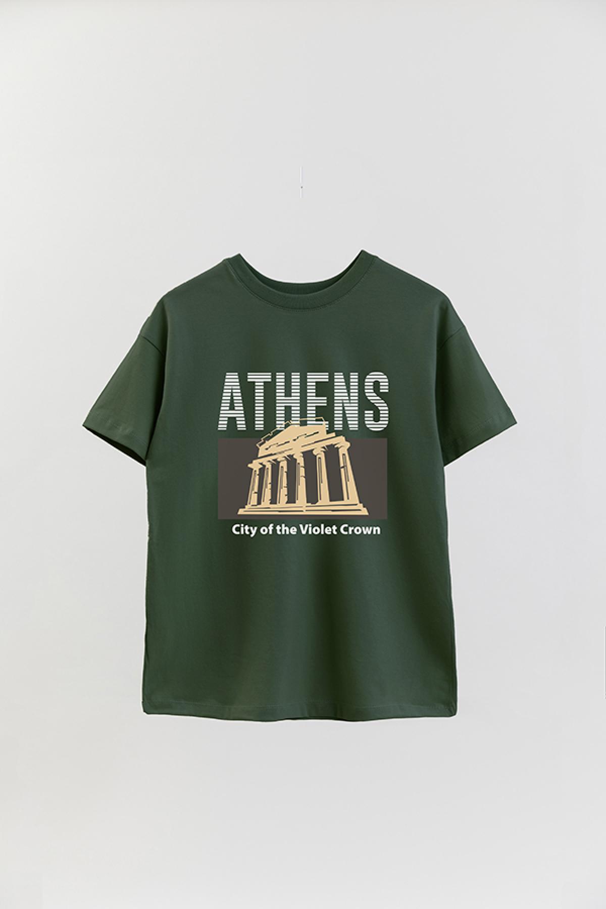 REMERA OVER ESTAMPADA CT ATHENS
