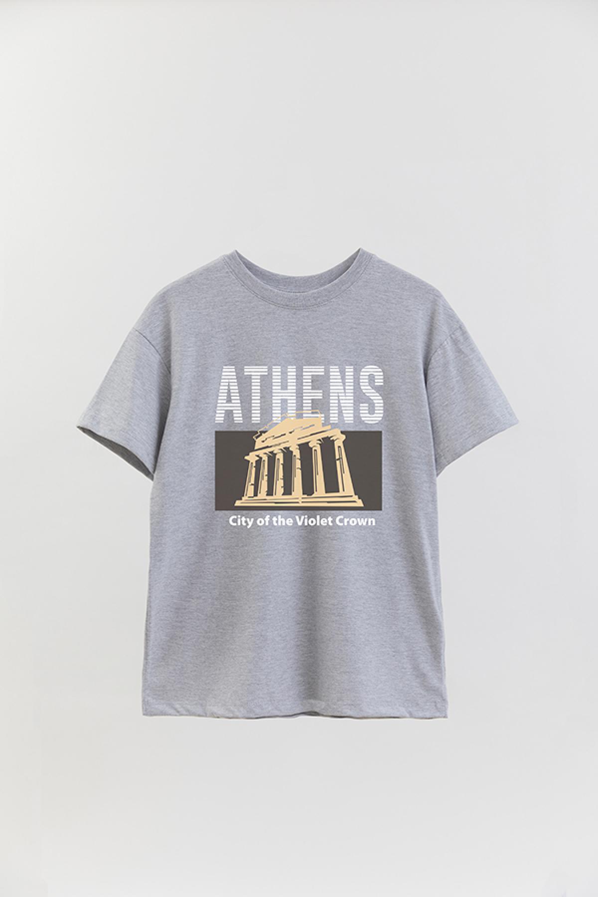 REMERA OVER ESTAMPADA CT ATHENS
