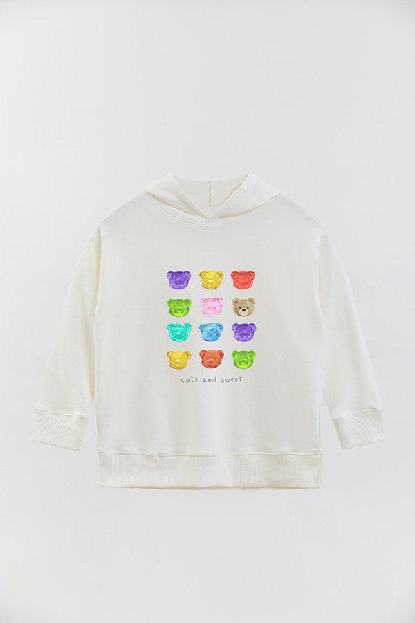 HOODIE RUSTICO KIDS TEDDY CUTE AND SWEET
