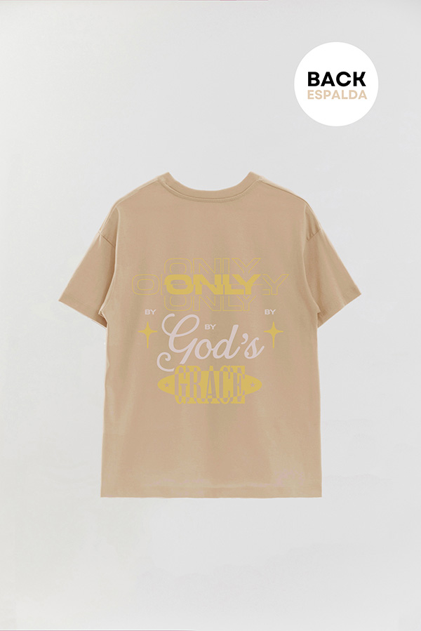 REMERA OVER ESTAMPADA UNISEX ESPALDA GRACE