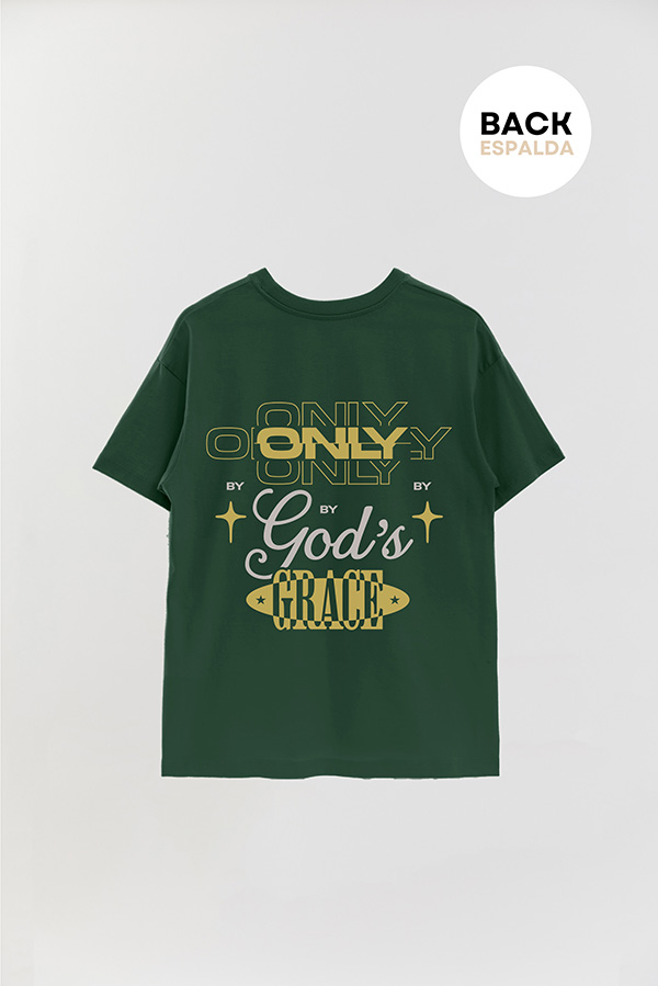 REMERA OVER ESTAMPADA UNISEX ESPALDA GRACE