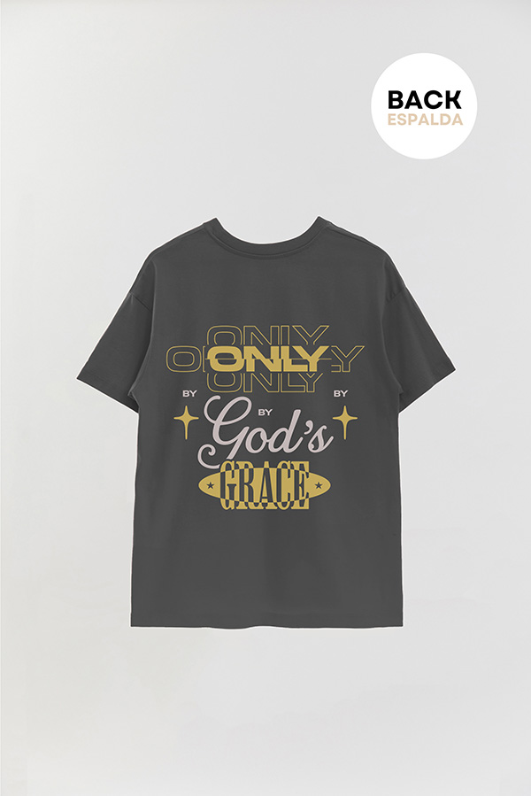 REMERA OVER ESTAMPADA UNISEX ESPALDA GRACE