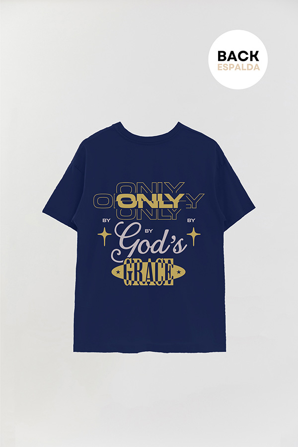 REMERA OVER ESTAMPADA UNISEX ESPALDA GRACE