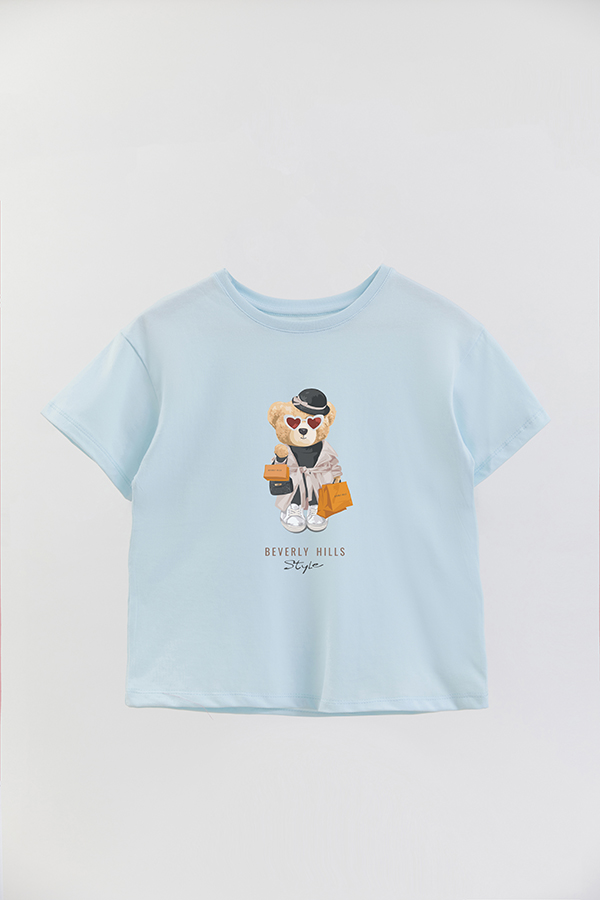 REMERA GB OVERSIZE TEDDY BEVERLY HILLS STYLE
