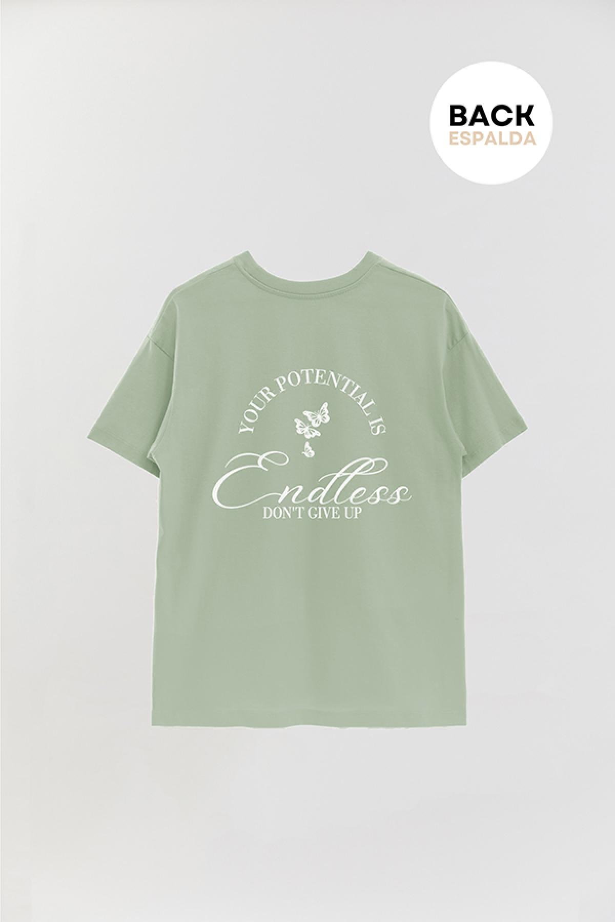 REMERA OVER ESTAMPADA AESTHETIC ENDLESS
