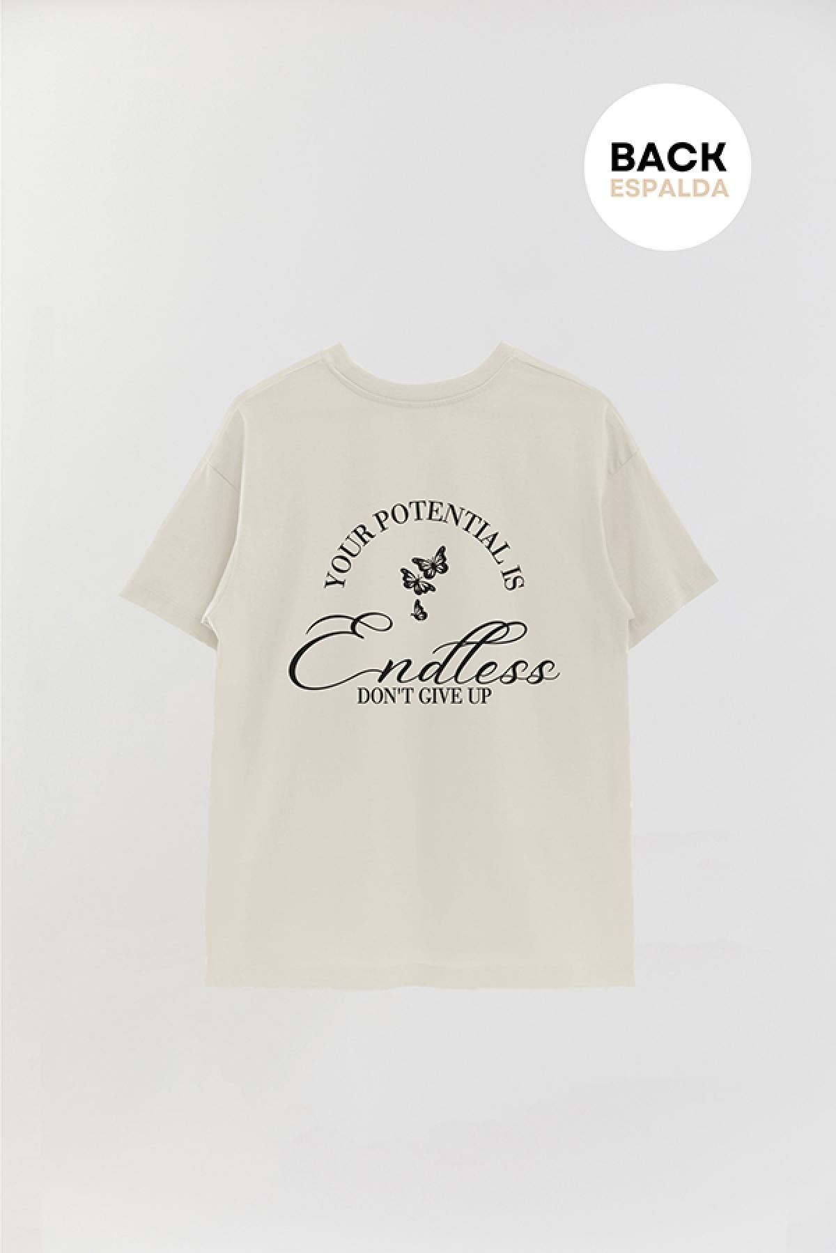REMERA OVER ESTAMPADA AESTHETIC ENDLESS