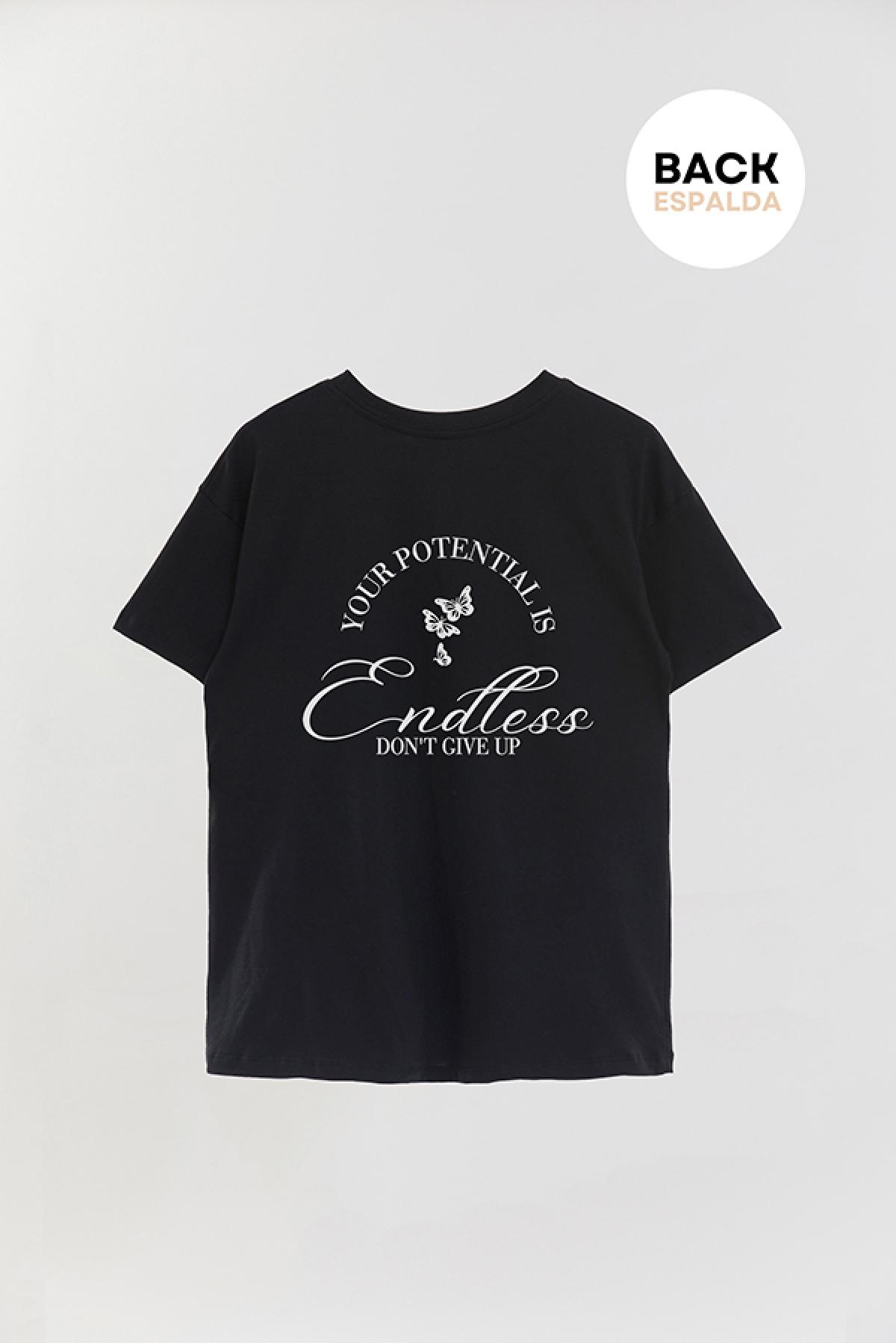 REMERA OVER ESTAMPADA AESTHETIC ENDLESS