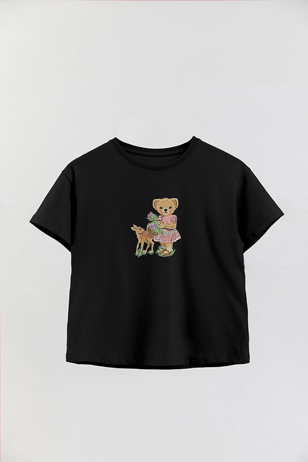 REMERA GB OVERSIZE PINK DEAR BEAR