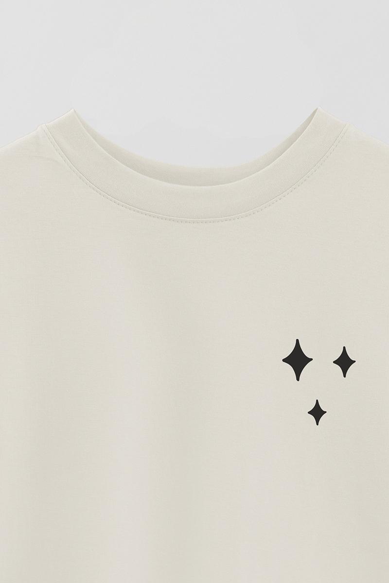 REMERA OVER ESTAMPADA UNISEX STARS 2