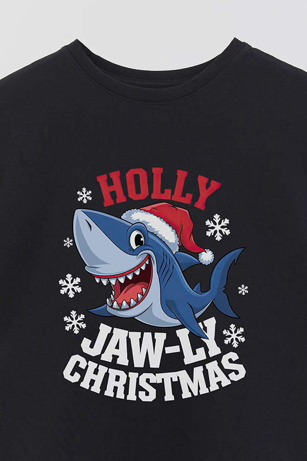 REMERA BASICA ESTAMPADA B XMAS JAWLY