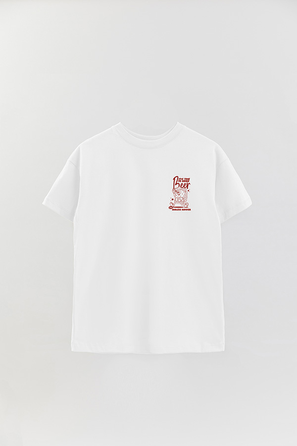 REMERA OVER FB CARTOON BEER