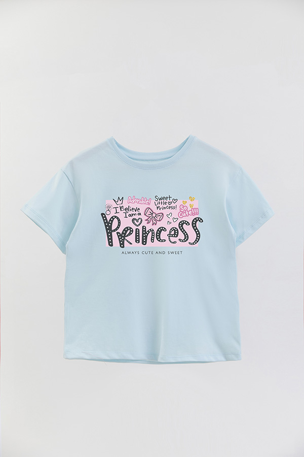 REMERA GIRL OVER PRINCESS