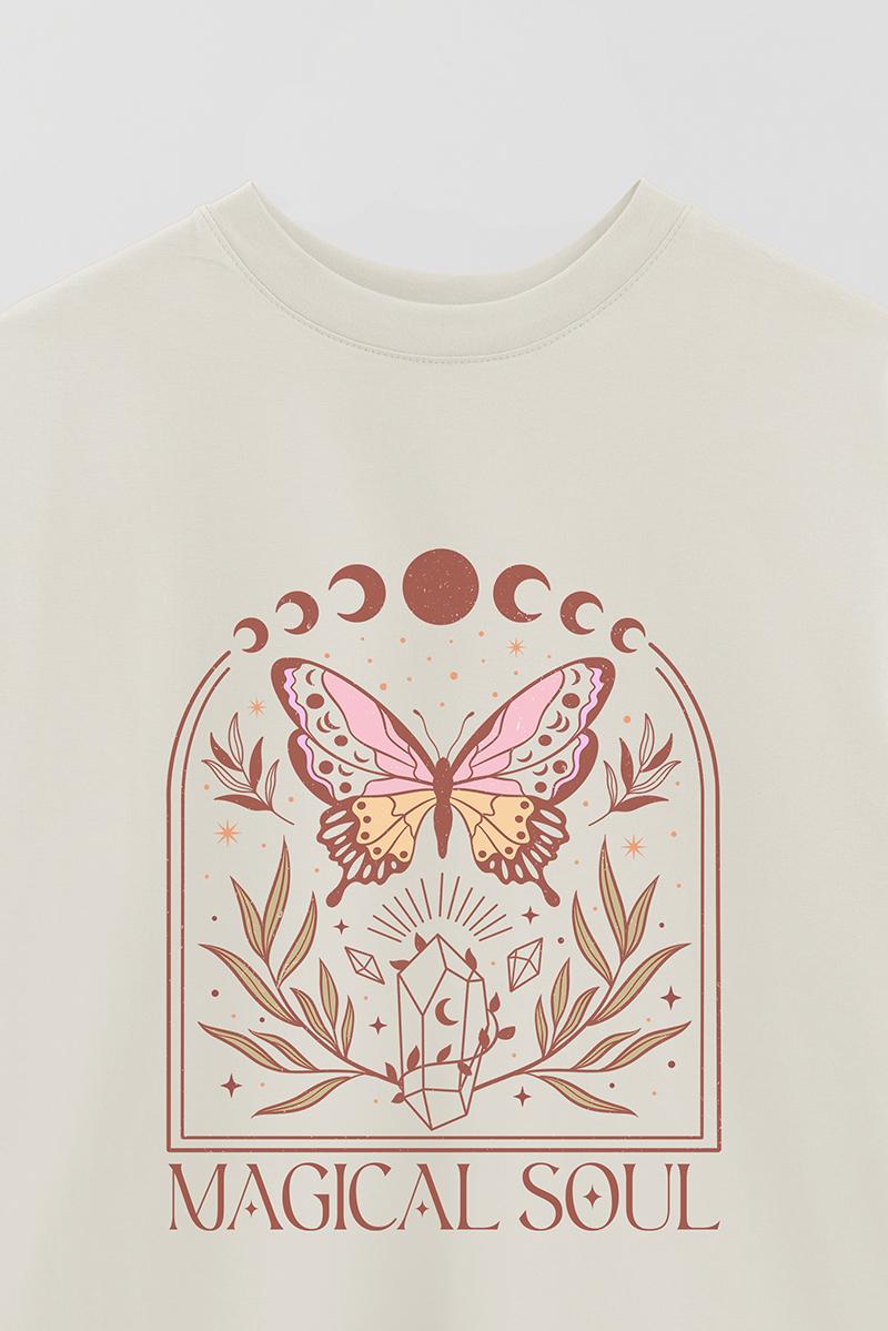 REMERA OVER ESTAMPADA MST MAGICAL SOUL