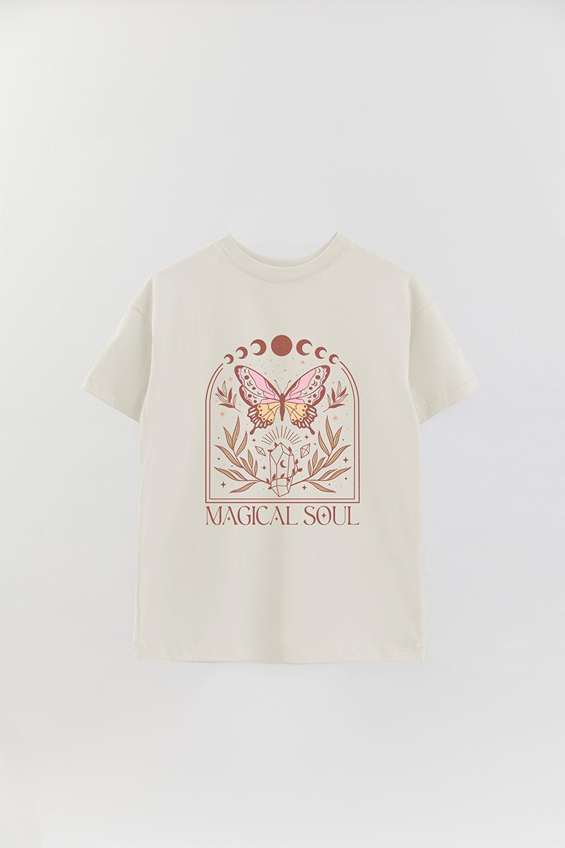 REMERA OVER ESTAMPADA MST MAGICAL SOUL