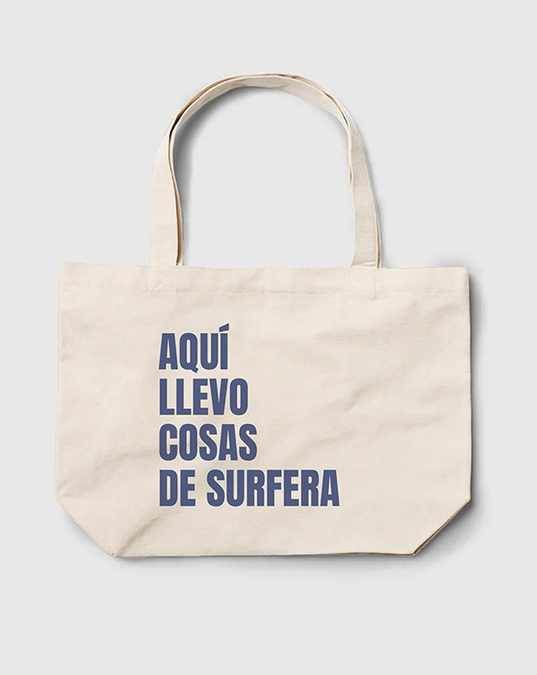 TOTE BAG AQUI LLEVO SURFER