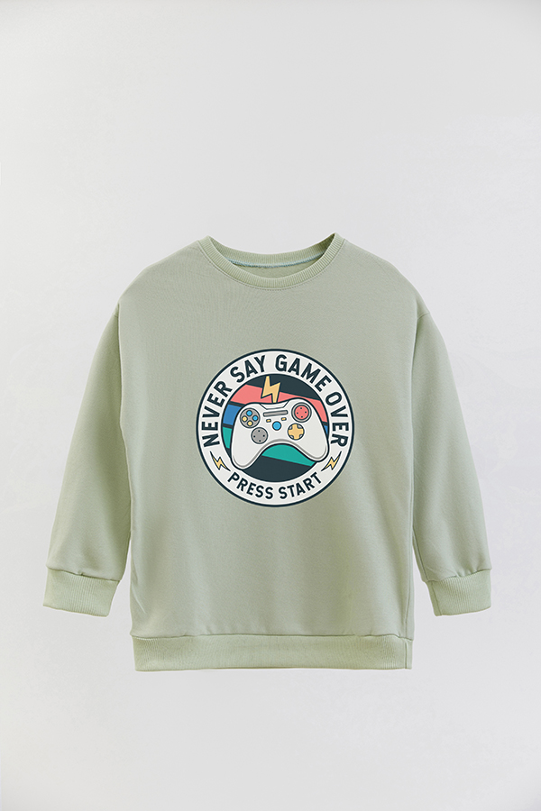 BUZO CREWNECK RUSTICO GAME ON STAR