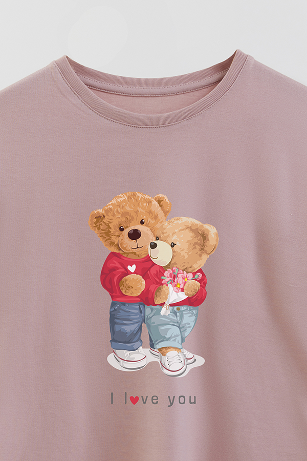 REMERA GB OVERSIZE LOVE U