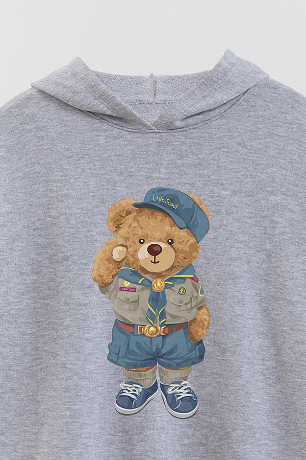 HOODIE RUSTICO BOY TEDDY LITTLE SCOUT
