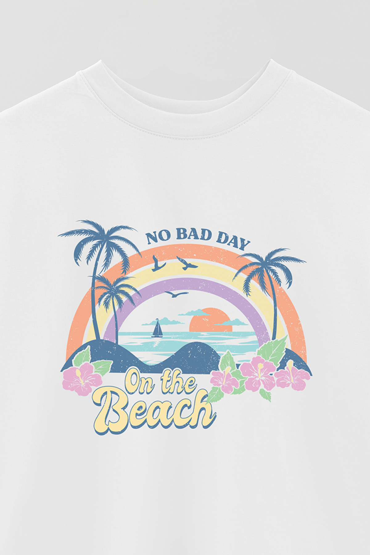 REMERA OVER ESTAMPADA SM2 NO BAD DAY
