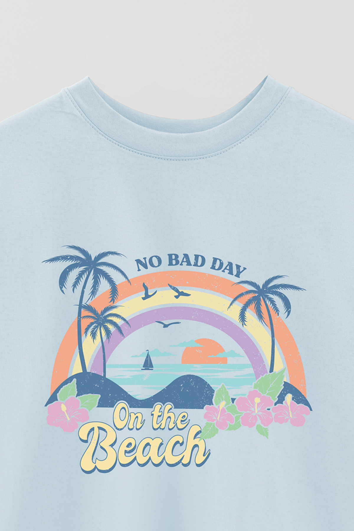 REMERA OVER ESTAMPADA SM2 NO BAD DAY