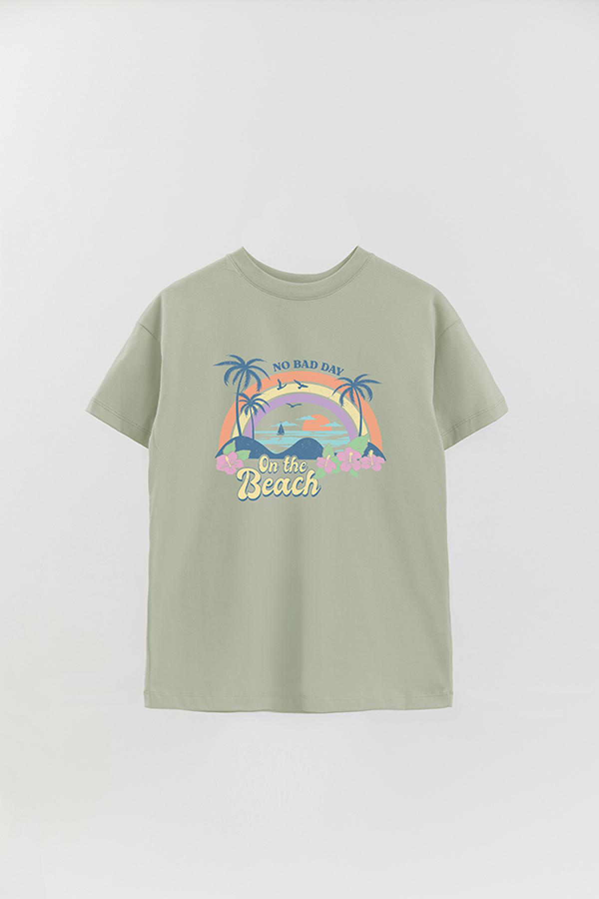 REMERA OVER ESTAMPADA SM2 NO BAD DAY
