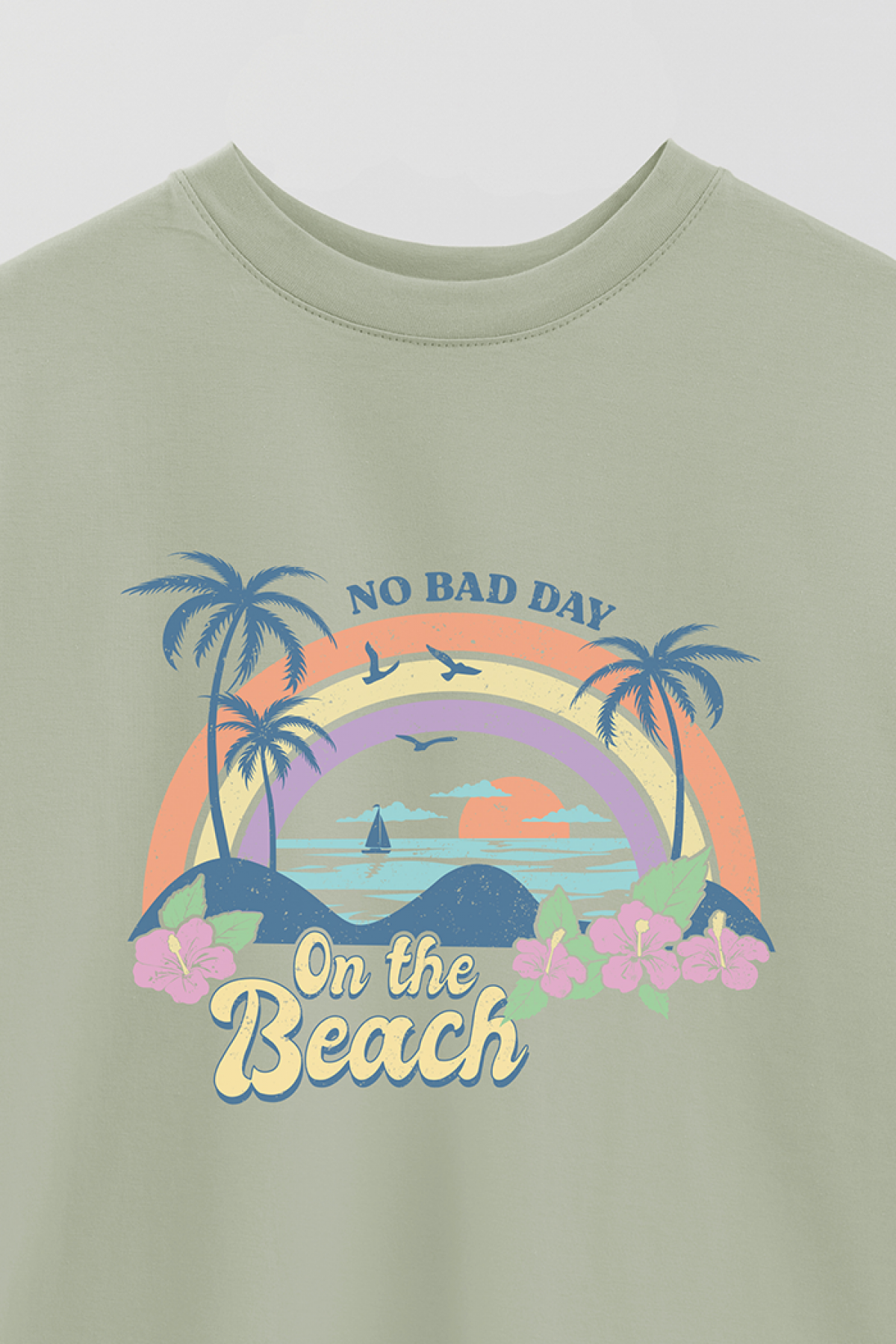 REMERA OVER ESTAMPADA SM2 NO BAD DAY