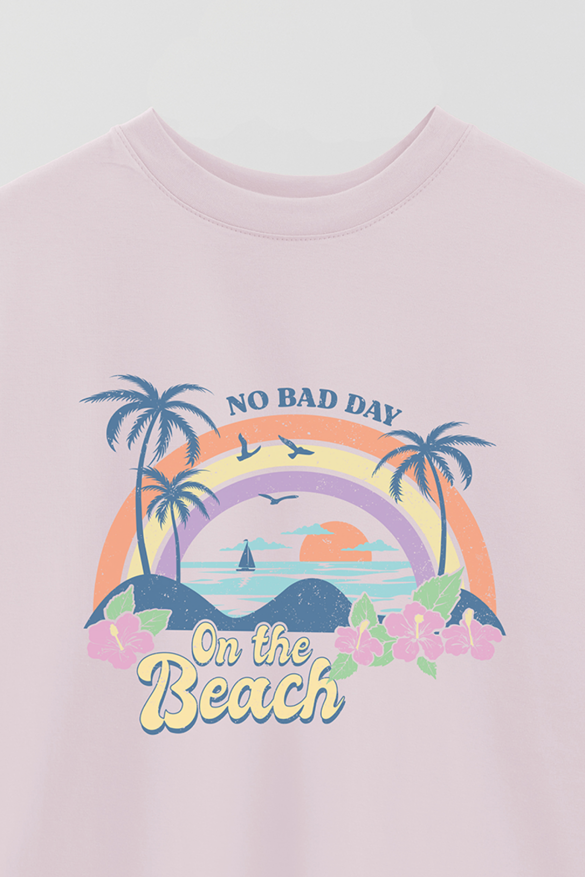 REMERA OVER ESTAMPADA SM2 NO BAD DAY