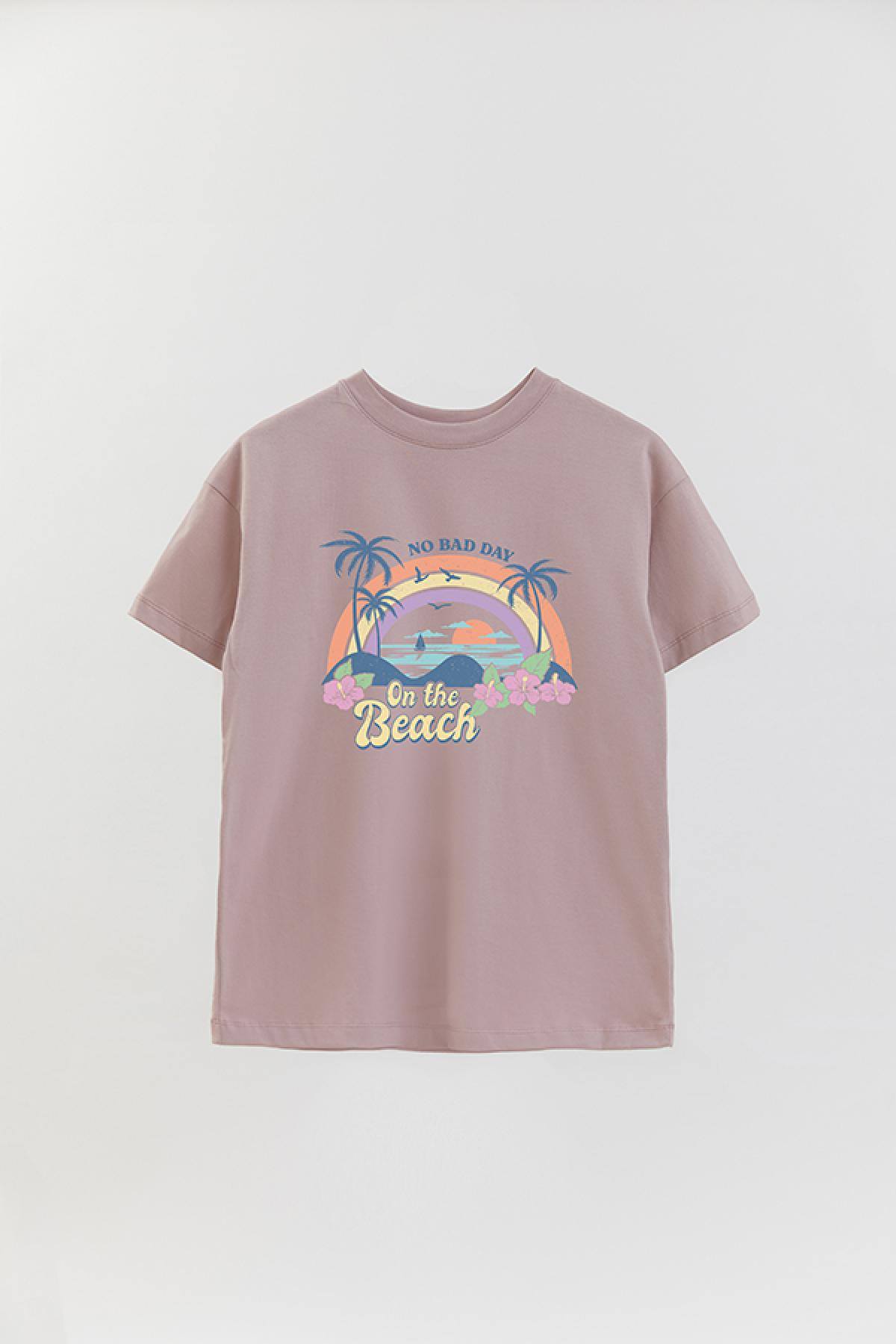 REMERA OVER ESTAMPADA SM2 NO BAD DAY