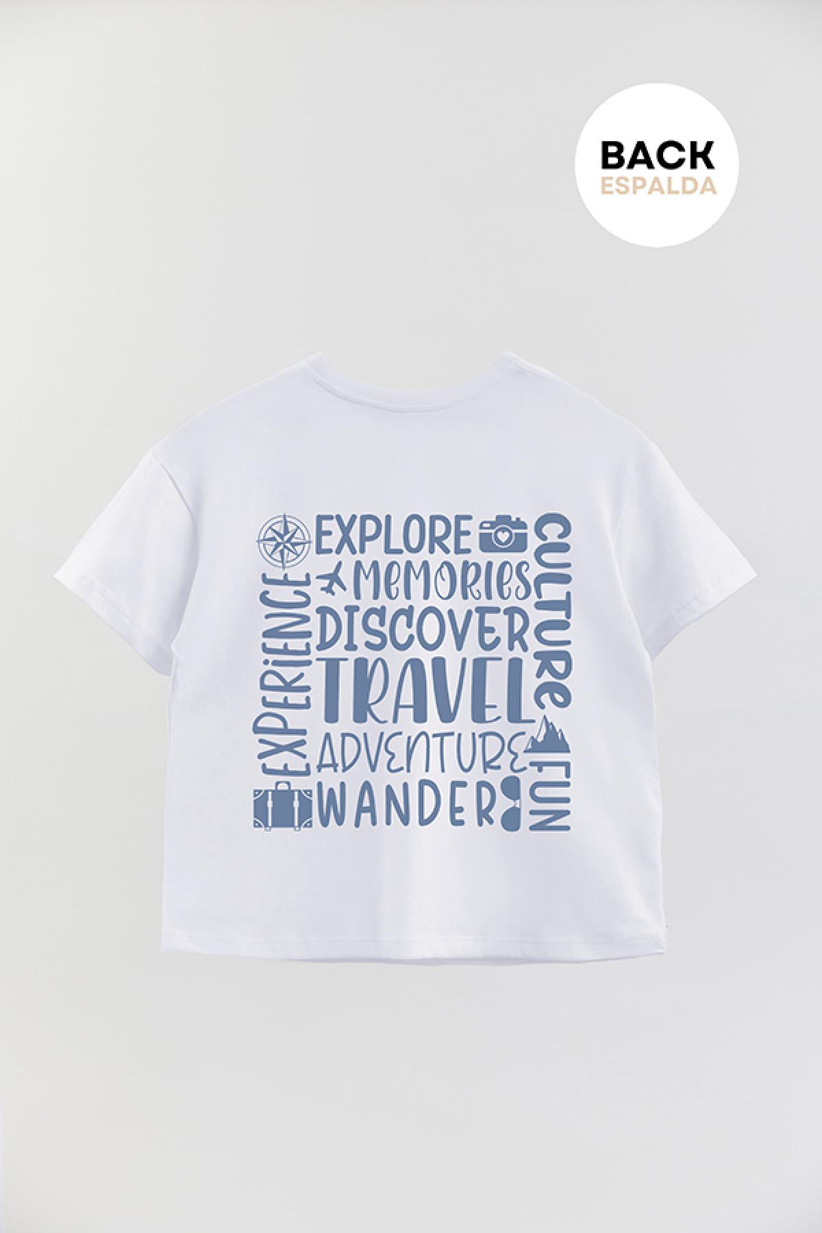 REMERA BOY OVER ADV EXPLORE WANDER