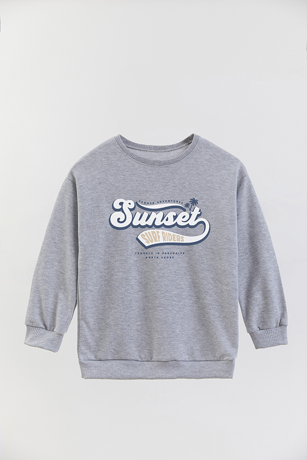 BUZO CREWNECK RUSTICO VARSITY GIRL SUNSET