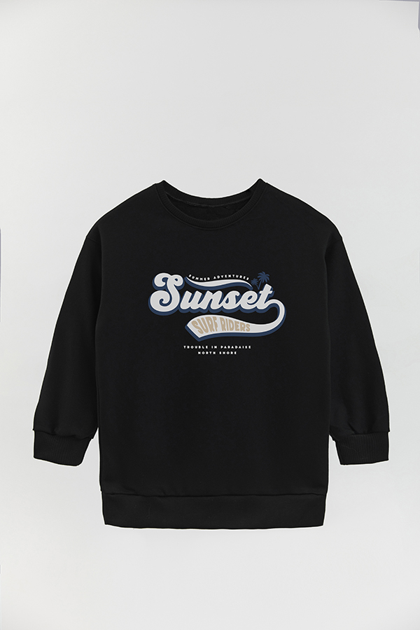 BUZO CREWNECK RUSTICO VARSITY GIRL SUNSET