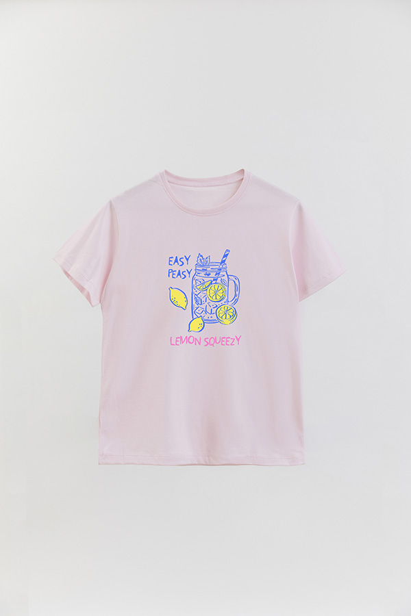 REMERA BASICA ESTAMPADA HD EASY PEASY