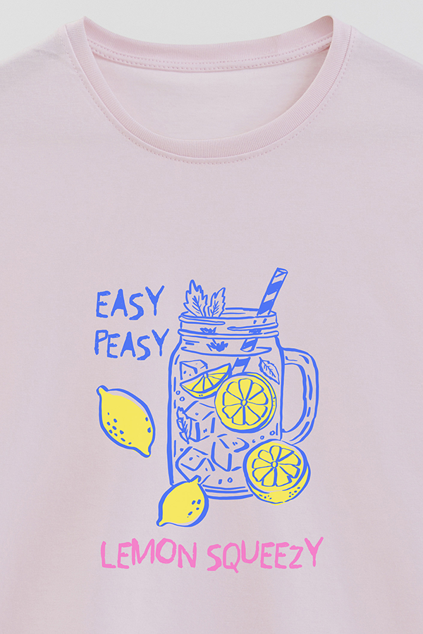 REMERA BASICA ESTAMPADA HD EASY PEASY