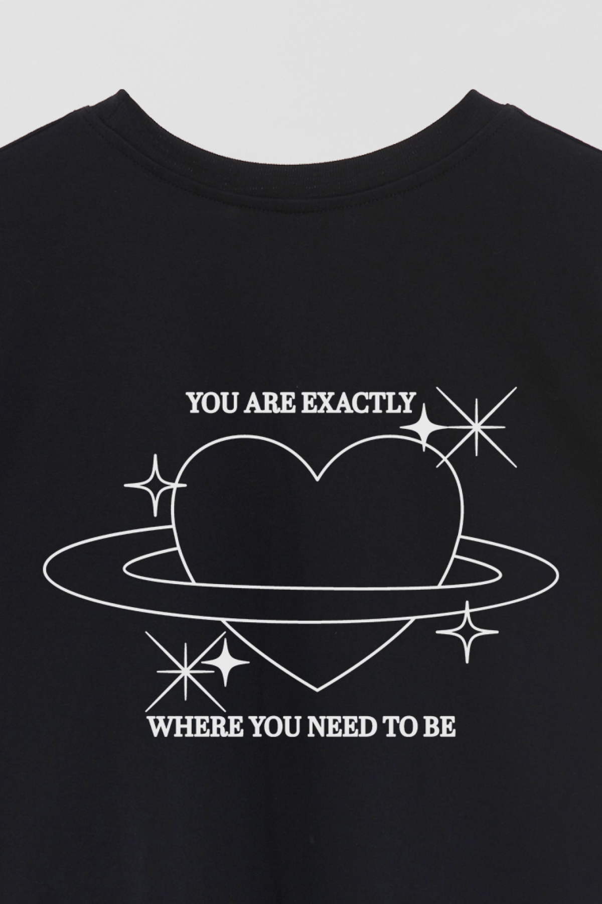 REMERA OVER ESTAMPADA AESTHETIC WHERE YOU NEED TO BE