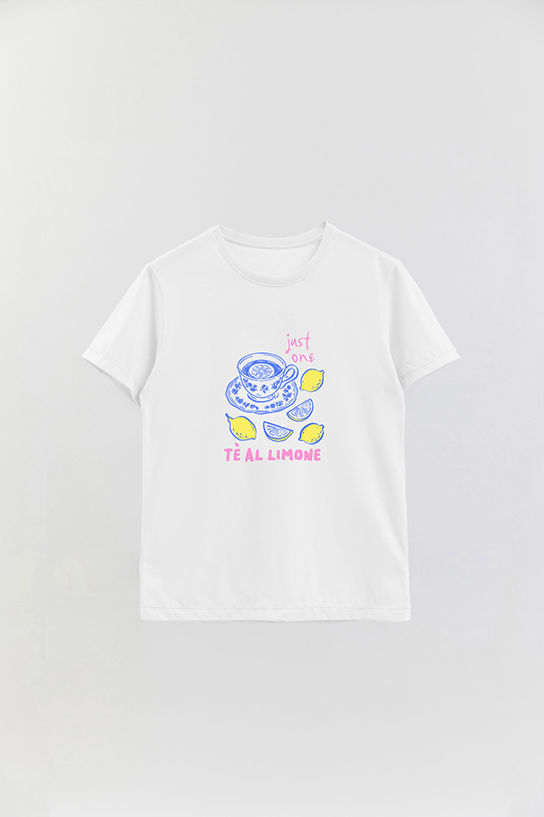 REMERA BASICA ESTAMPADA HD TE AL LIMONE