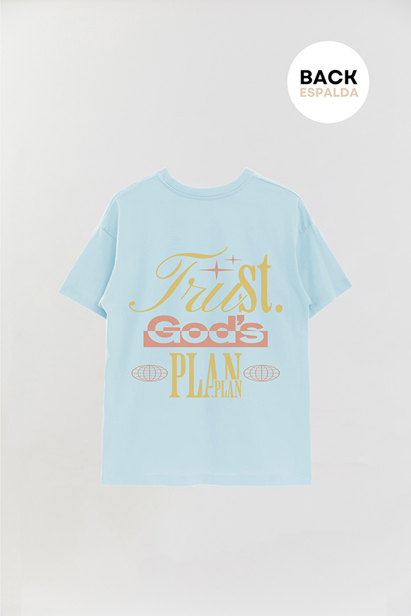 REMERA OVER ESTAMPADA UNISEX ESPALDA TRUST 1