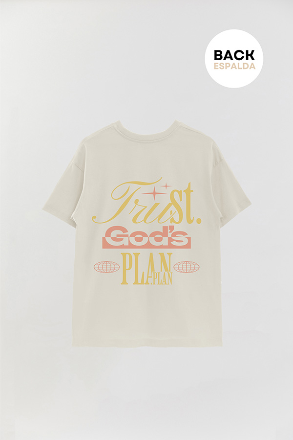 REMERA OVER ESTAMPADA UNISEX ESPALDA TRUST 1