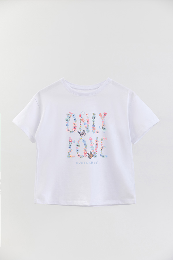 REMERA GIRL OVER ONLY LOVE