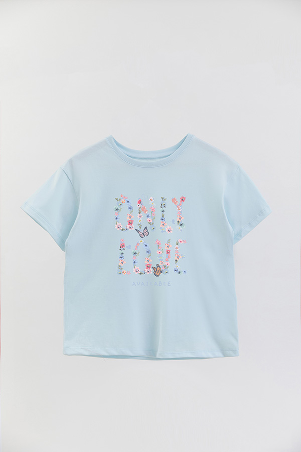 REMERA GIRL OVER ONLY LOVE