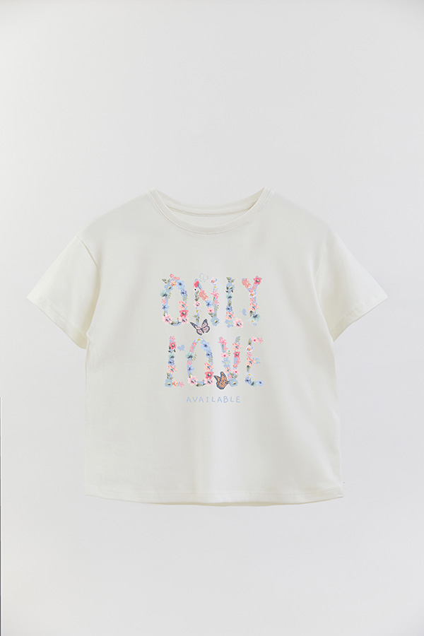 REMERA GIRL OVER ONLY LOVE