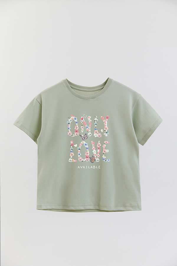 REMERA GIRL OVER ONLY LOVE