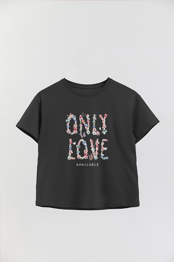 REMERA GIRL OVER ONLY LOVE